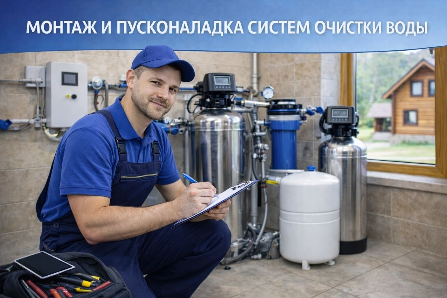 Монтаж и пусконаладка систем очистки воды: этапы работ, нюансы установки и ввода в эксплуатацию